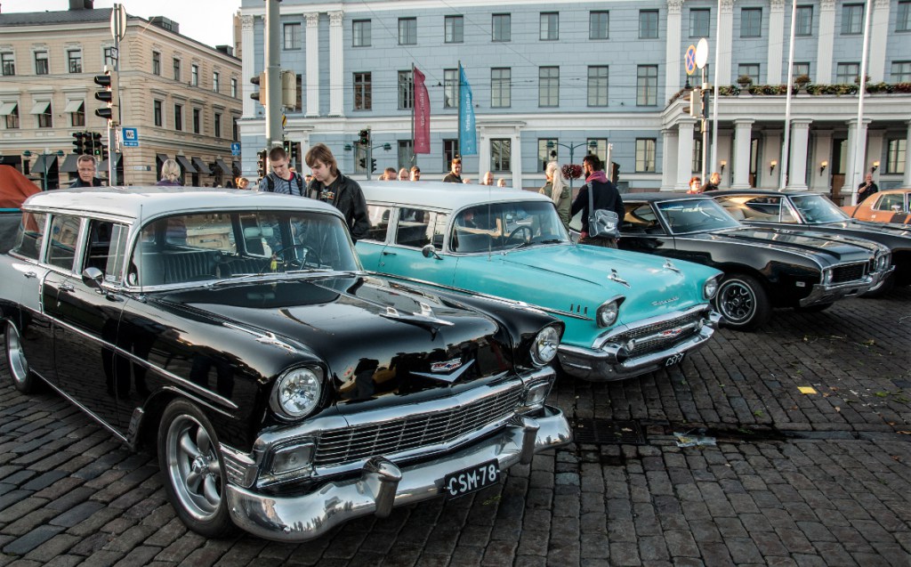 Выставка американских автомобилей
