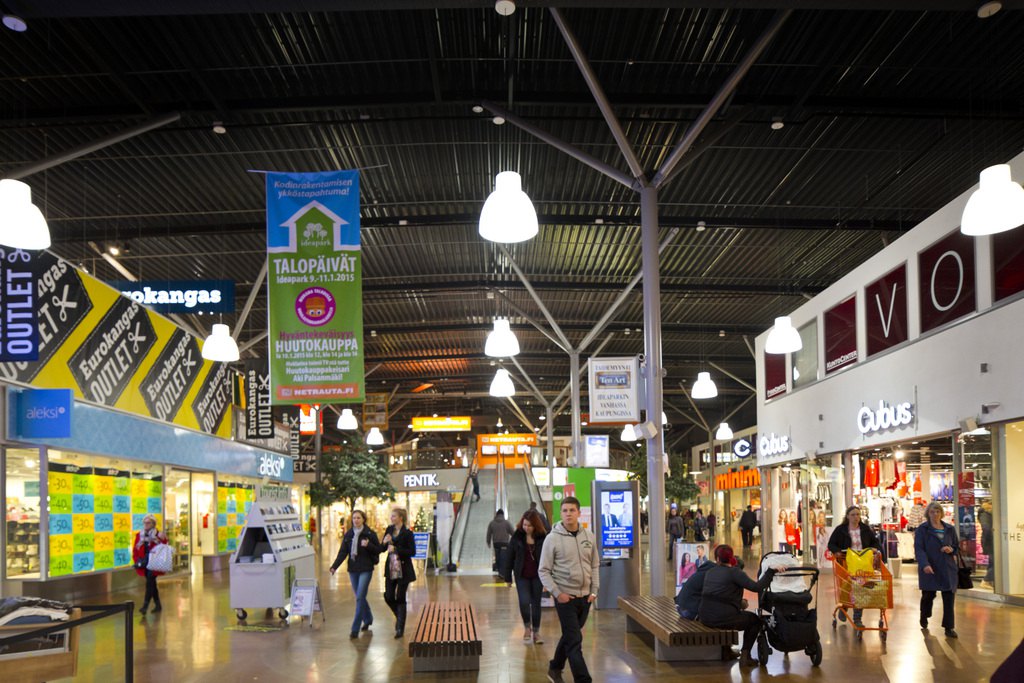 Торгово-развлекательный центр Ideapark. Фото: Visit Tampere / Opa Latvala
