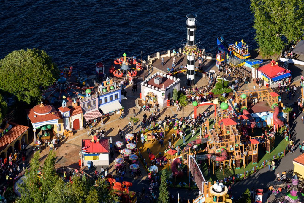 Вид на Angry Birds Land. Фото: Särkänniemi