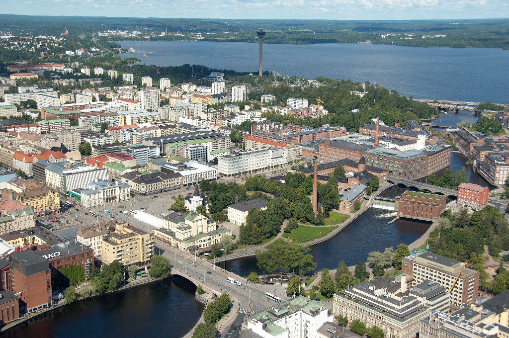 Панорама Тампере. Фото: Visit Tampere
