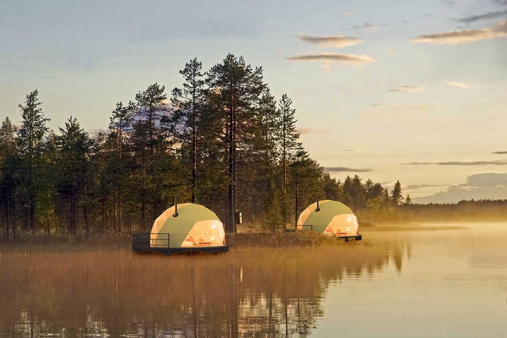 Aurora Domes. Фото: Visit Finland
