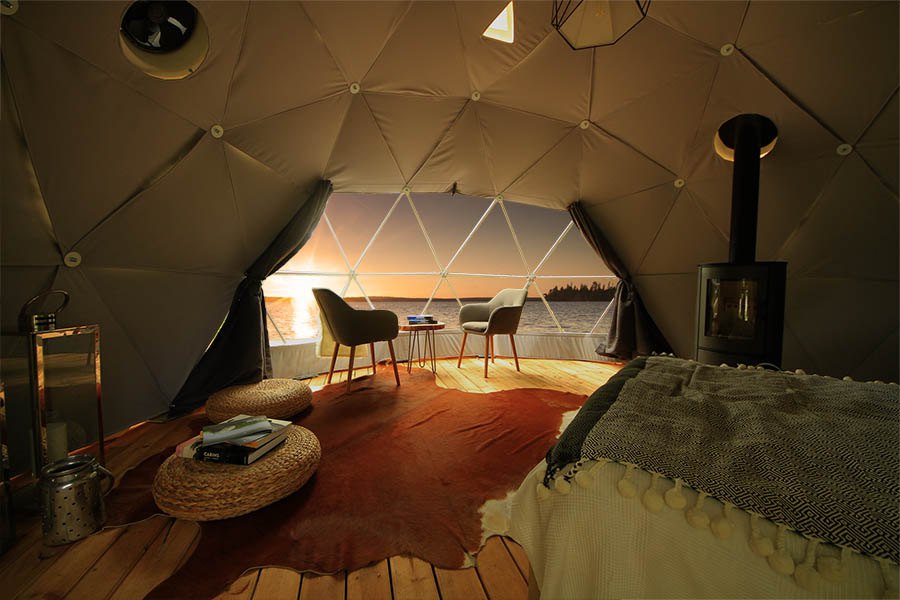 Aurora Domes. Фото: Visit Finland