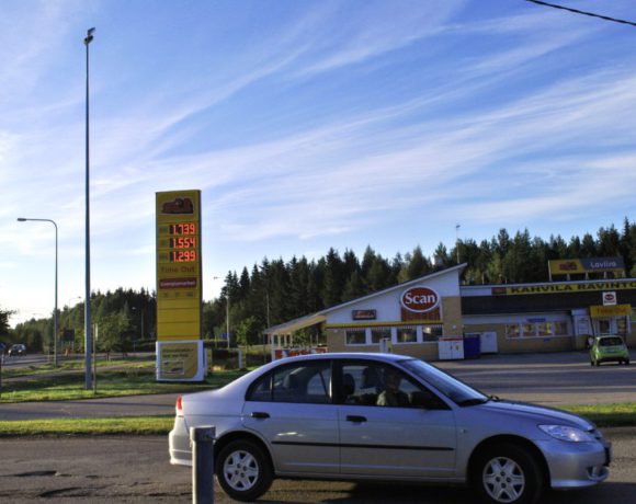 Цены на бензин в Финляндии